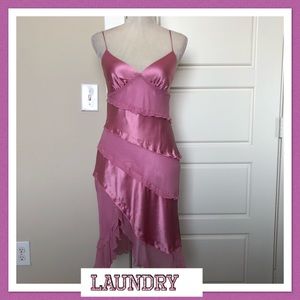 Laundry Pink Spaghetti Strap Dress Size 4